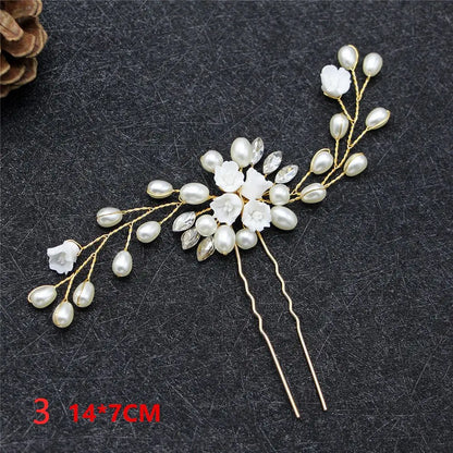 Luxury Floral Bridal Hair Comb with Gold Leaves – Crystal Wedding Hair Accessory for Brides & Prom