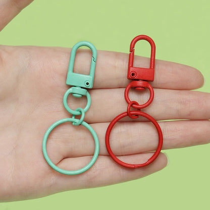 5–10 Piece Multicolor Keyring Lobster Clasp Hooks with Adjustable Buckles – DIY Keychain, Bag Charm, Doll & Jewelry Making Accessories