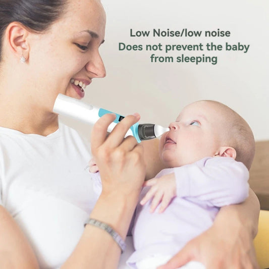 Aspirateur nasal électrique rechargeable pour bébé 2026 – Nettoyeur de nez doux pour nouveau-né avec aspiration réglable pour soulager la congestion infantile