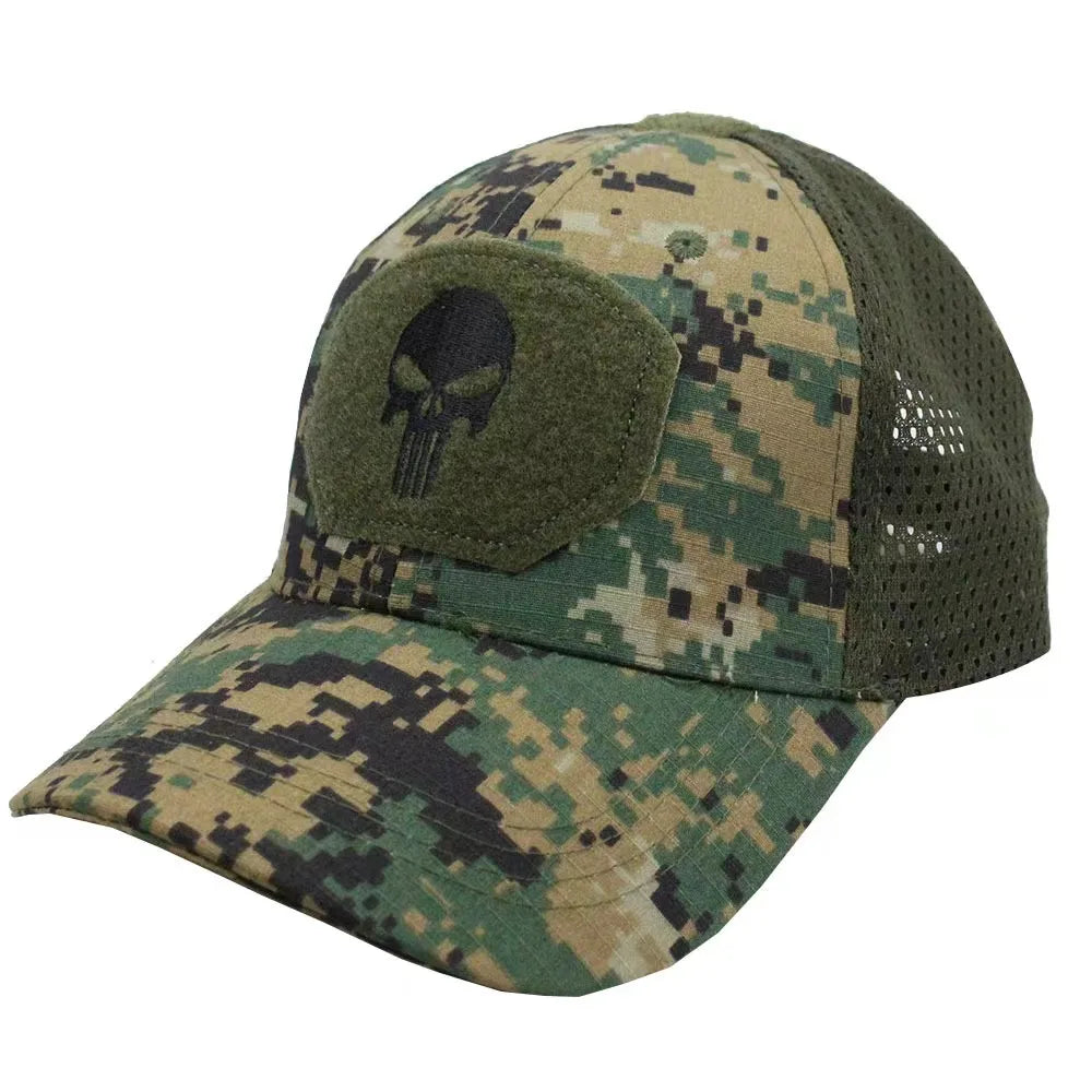 2026 Unisex Summer Baseball Cap – Breathable Sun Protection Hat for Men & Women, Outdoor Sports Skull Head Cap