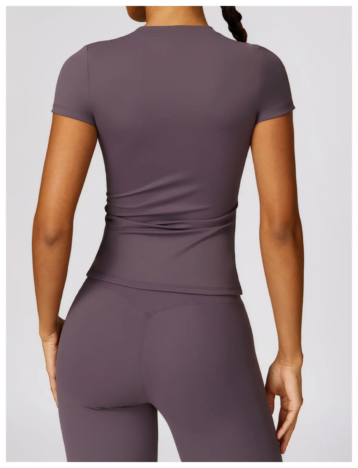 Camiseta de running NCLAGEN para mujer – Top deportivo transpirable de manga corta para gimnasio, yoga, fitness, entrenamiento y ropa deportiva