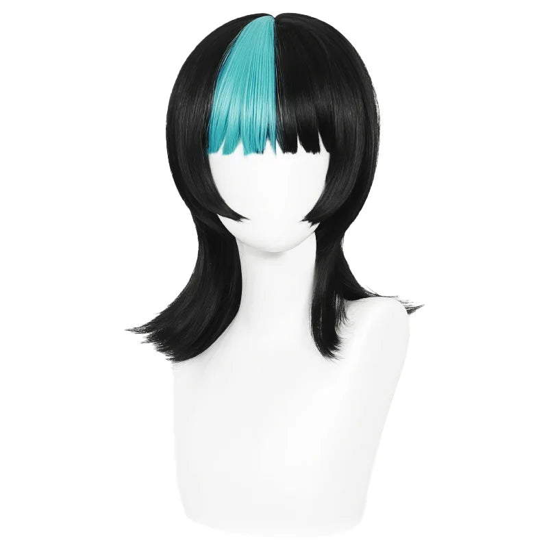 So-ki Ro-ro Inspired Synthetic Cosplay Wig – Medium Straight with Realistic Scalp Top (Party/Daily Costume Wig)