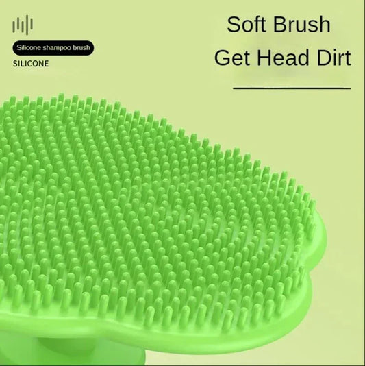Masseur de cuir chevelu et brosse à cheveux doux en silicone pour bébé – Peigne de bain doux pour nouveau-nés, nourrissons et tout-petits