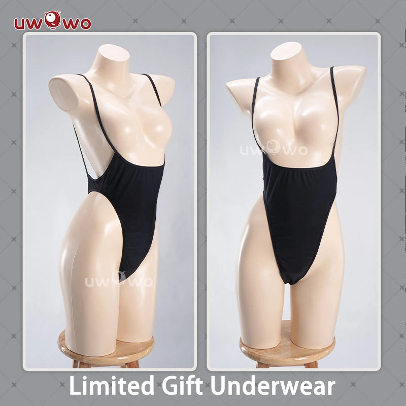 UWOWO 2B Cosplay Costume – Fanart Cheongsam Redesign Outfit (NieR: Automata Inspired, Halloween/Pre-Sale)