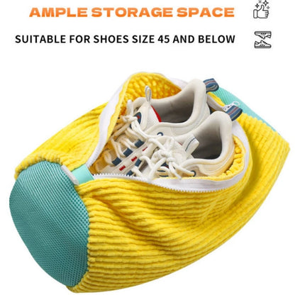Shoe Washing Machine Bag with Cleaning Brush Set - Durable Reusable Laundry Bag for Sneakers, Running Shoes & Delicates (1, 2 or 4 Pack)