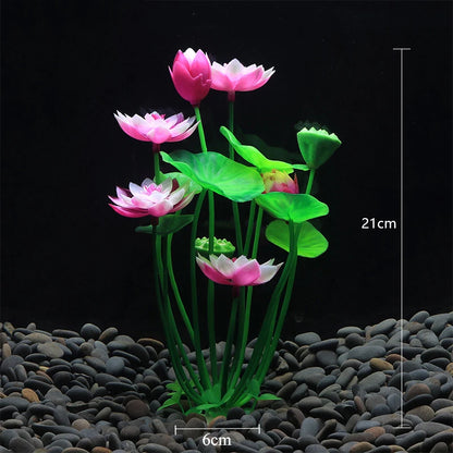 Artificial Aquarium Plants – Plastic Aquatic Underwater Plants for Fish Tank Decoration, Aquascaping & Aquarium Accessories