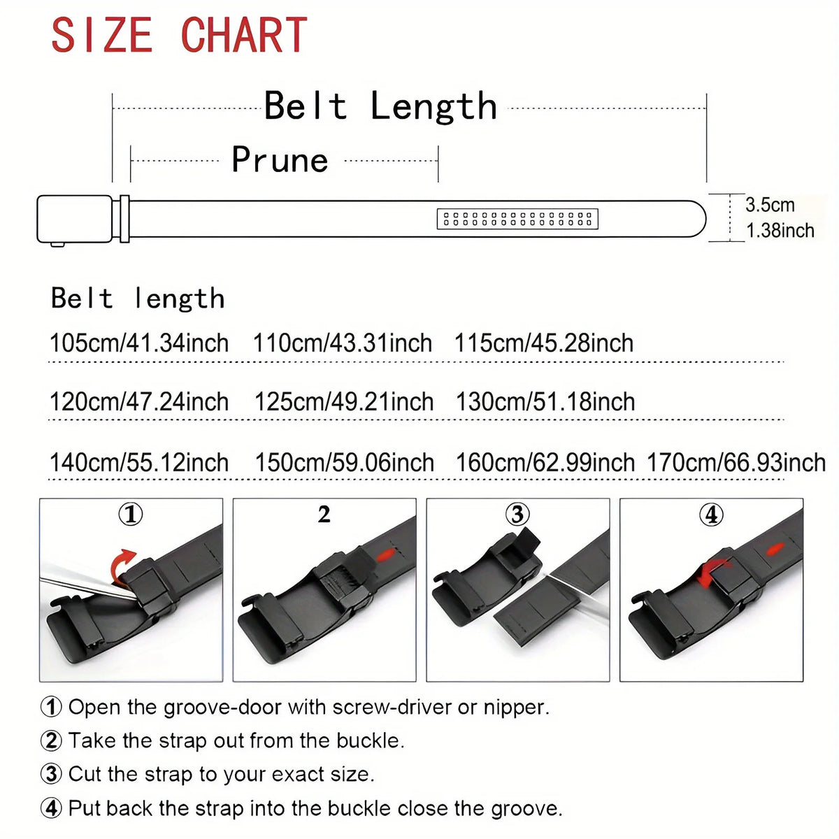 Men's 3.5cm Alloy Automatic Buckle Belt – Durable PU Leather Waist Belt, High-End Fashion Business Strap for Casual & Formal Wear
