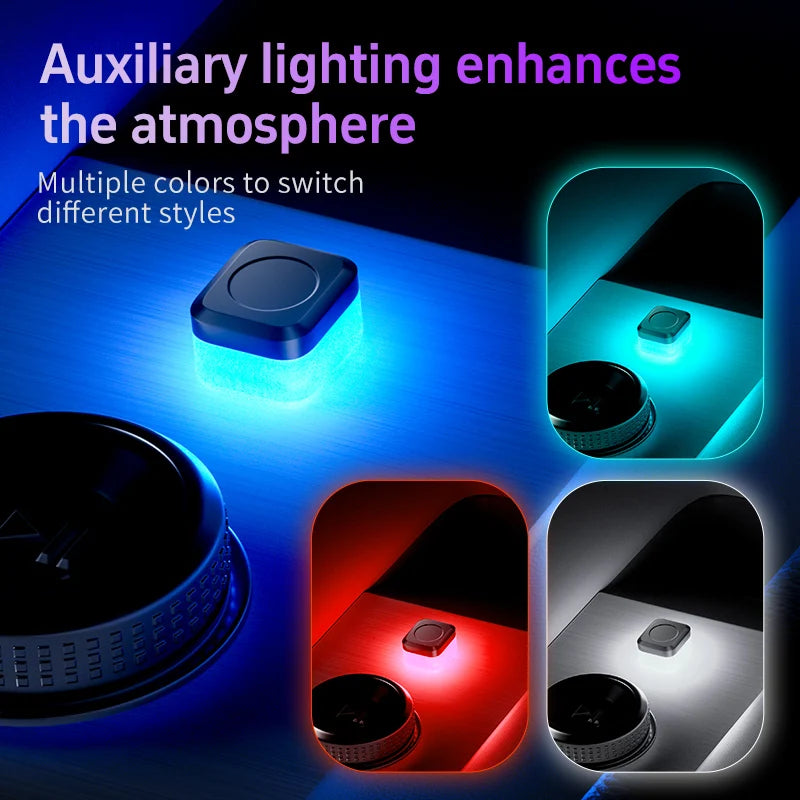 Universal USB LED Car Interior Ambient Light – Plug & Play Mood Lamp for Reading & Interior Décor
