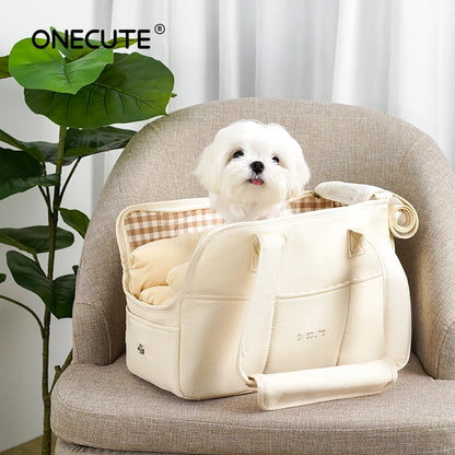 Bolso de hombro portátil para perros, bolsa de viaje para mascotas para Chihuahua, Yorkshire y perros pequeños