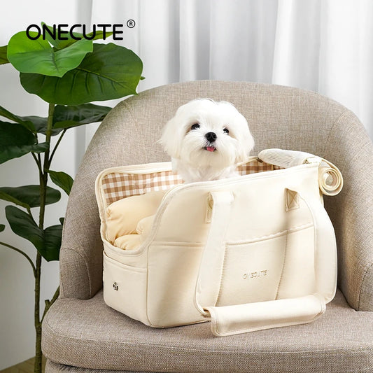 Bolso de hombro portátil para perros, bolsa de viaje para mascotas para Chihuahua, Yorkshire y perros pequeños