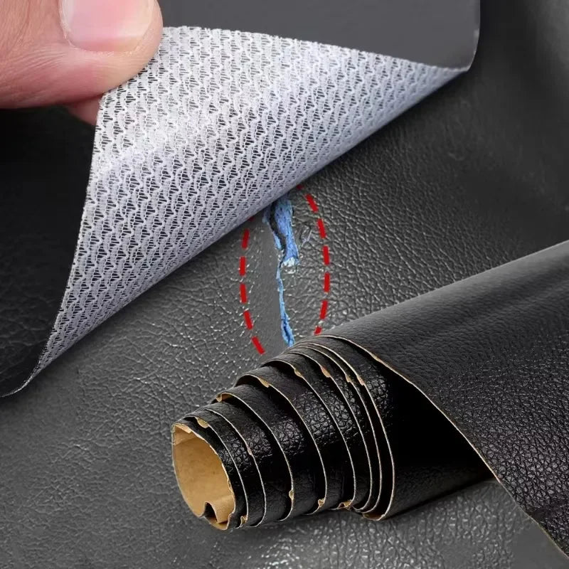 Parche de Cinta Autoadhesiva de Cuero para Reparación de Sofás, Sillones, Asientos de Coche y Muebles