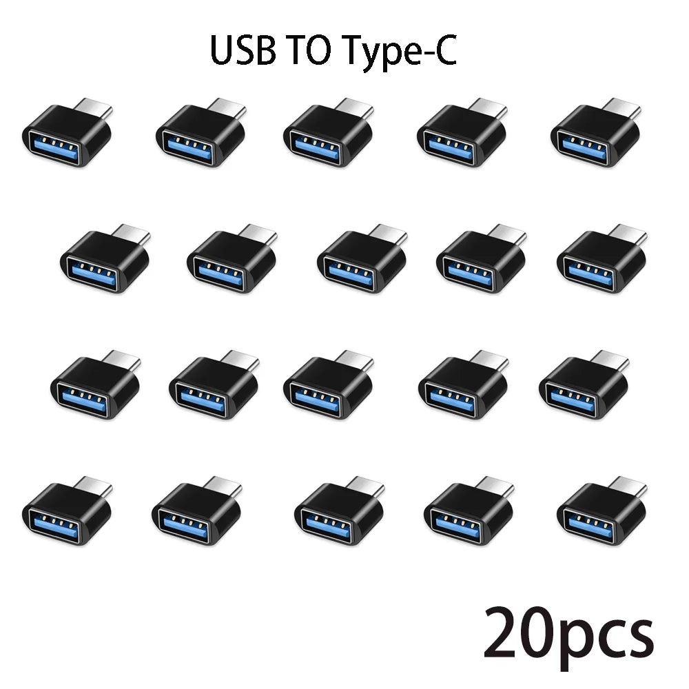 USB-C to USB 3.0 OTG Adapter – Type-C Male to USB-A Female Data Connector for MacBook, iPad & USB-C Devices
