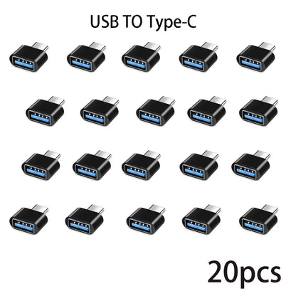 USB-C to USB 3.0 OTG Adapter – Type-C Male to USB-A Female Data Connector for MacBook, iPad & USB-C Devices