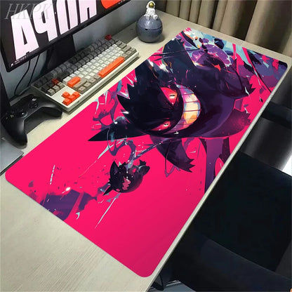 Gengar Gaming Mouse Pad – Large Extended Desk Mat with LockEdge Design for Keyboard & Computer Setup