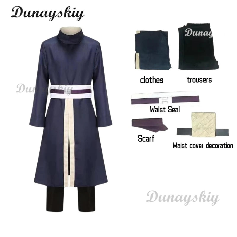 Obito Inspired Cosplay Costume Set – Anime Wig, Full Face Mask & Outfit for Adult Halloween, Carnival & Party Roleplay