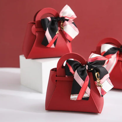 20PCS Bolsas de Regalo de Cuero con Cinta de Lazo – Mini Bolsos para Recuerdos de Bodas, Navidad, Dulces, Regalos y Empaque de Lujo para Fiestas