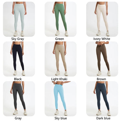 Women’s High Waist Yoga Leggings – Super Soft Gym Running Workout Tights with Push-Up Fit