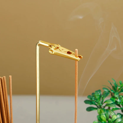 2-in-1 Incense Holder – Stick Incense Burner with Removable Glass Ash Catcher & Incense Stick Organizer for Home Decor