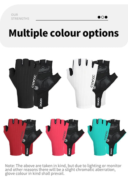 Guantes de Ciclismo sin Dedos CXWXC – Transpirables y Antideslizantes para Hombre y Mujer con Soporte Extendido de Muñeca para Fitness, Entrenamiento y Deportes al Aire Libre