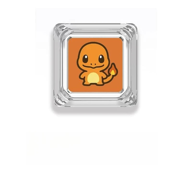 Pokémon Transparent Backlit Keycaps – Cute Custom Crystal Keycaps for Mechanical Keyboard (MX Switch Compatible)