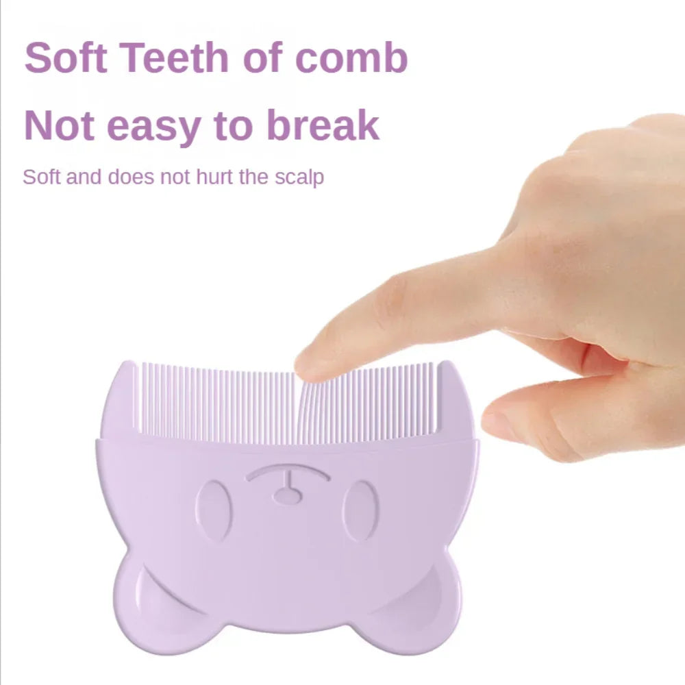 Masseur de cuir chevelu et brosse à cheveux doux en silicone pour bébé – Peigne de bain doux pour nouveau-nés, nourrissons et tout-petits