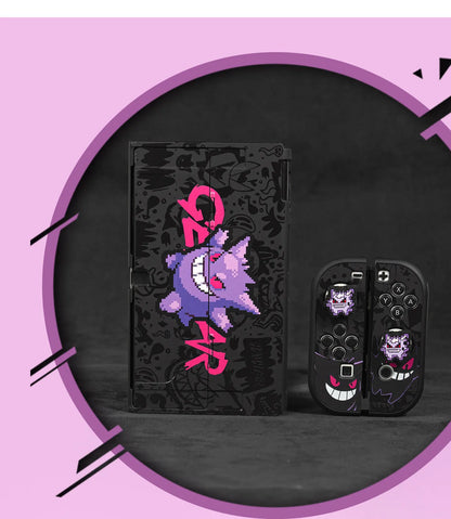 Housse de protection avec poignée pour Nintendo Switch 2 Pokémon Ectoplasma – Accessoires de jeu de dessin animé