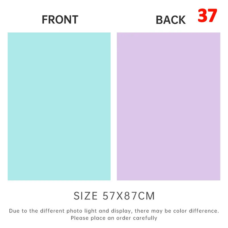 Tablero de fondo fotográfico de doble cara 57 × 87 cm – Fondo de color liso para fotografía de producto y recién nacido