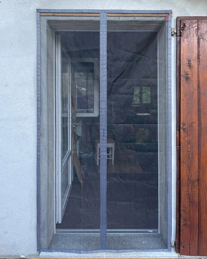 Mosquitera magnética a medida para puerta – Cortina de malla antinsectos con cierre automático