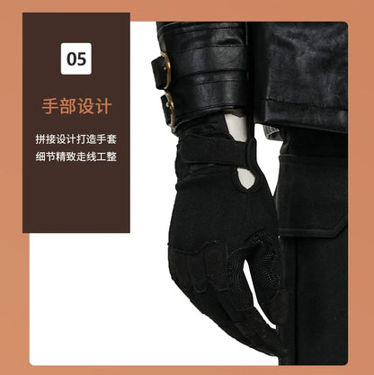 2026 Unisex Cosplay Costume Set – Coat, Elastic Pants, Belt & Gloves Adult Outfit for Convention, Gift & Roleplay