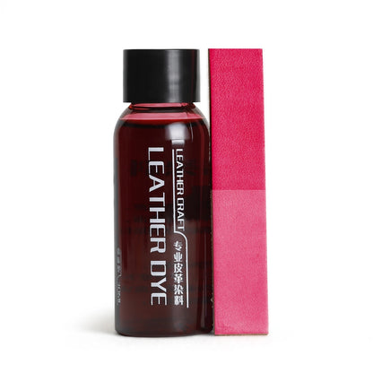 Pigmento para reparación de cuero de 30 ml – Restaurador de color y tinte para cuero curtido vegetal, zapatos, bolsos, muebles y manualidades de cuero.