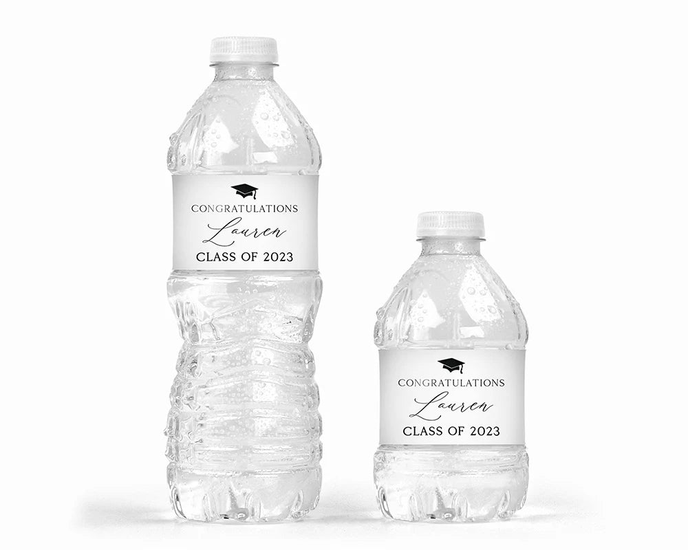 Personalized Wedding Water Bottle Labels – Custom Thank You Stickers for Bridal Shower, Birthday Party & Wedding Welcome Gifts | Event Decor