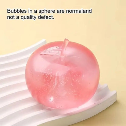 Blue Coconut Oil Squishy Ball – Soft Transparent Quick-Rebound Squeeze Toy, Slow Rising Stress Relief Maltose Squishy Fidget Toy