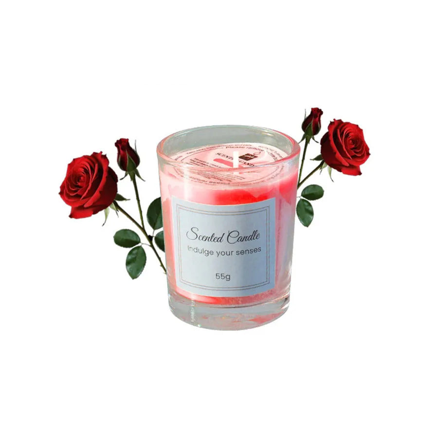 Premium Aromatherapy Soy Wax Candle – Handmade Glass Scented Candle in Gift Box, Smokeless Decorative Candle & Companion Gift