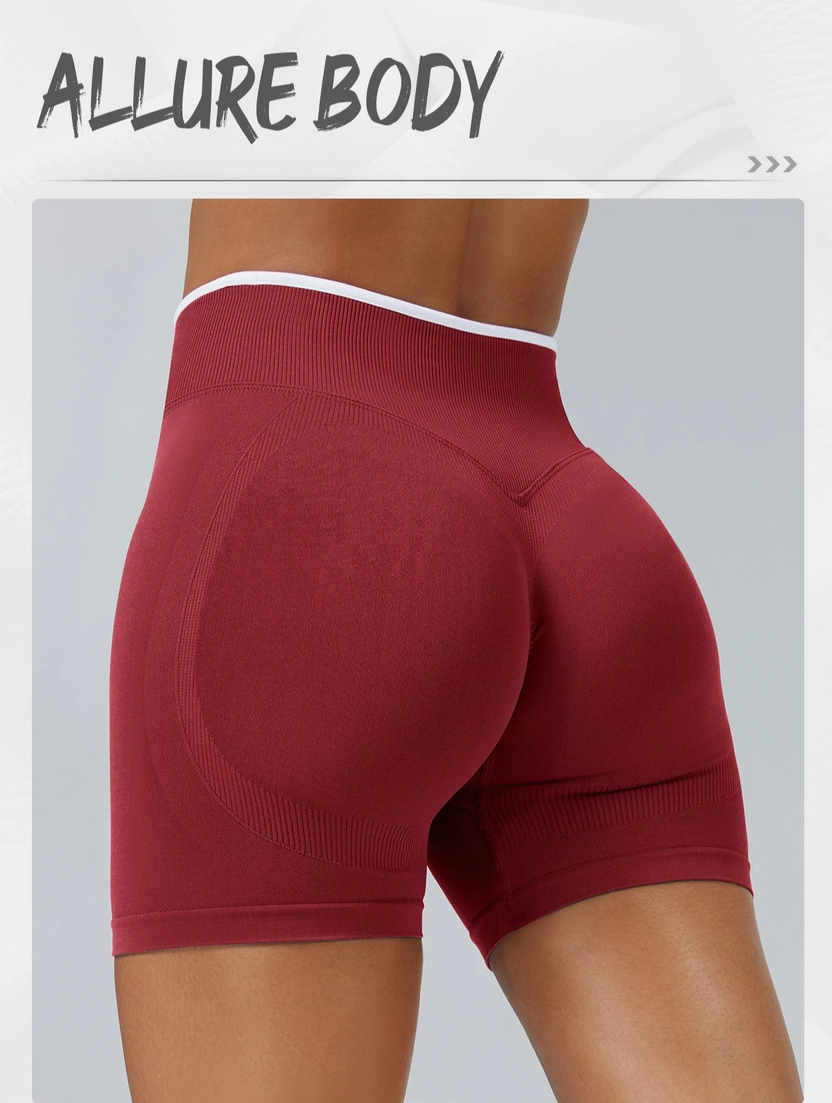 Women’s Seamless Color Block Yoga Shorts High Waist Butt Lifting Gym Workout Running Shorts