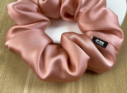 Goma para el pelo 100% seda Mulberry – 19 Momme, elástico grande para mujeres y niñas | Accesorio de lujo de seda para coleta