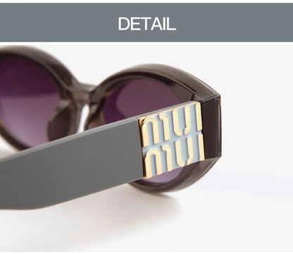 2025 Luxury Oval Sunglasses for Women Men Unisex Designer Fashion Shades UV400 Classic Trend