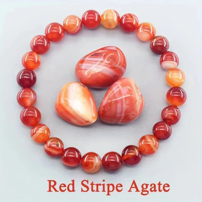 Bracelet en perles de cristal d'améthyste naturelle – Bracelet en pierres véritables pour femmes, bijoux énergétiques Reiki et accessoire de mode