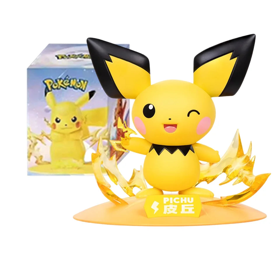 12 Pokémon Action Dolls – Pikachu Blind Box Anime Model Desktop Decorations, Pokémon Toys for Children’s Birthday Gifts