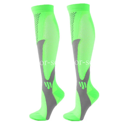 Compression Socks 20–30mmHg Knee High Support Stockings for Men & Women – Running, Cycling & Varicose Vein Relief (EU 36–50)