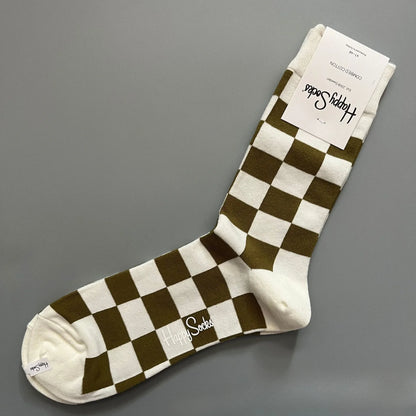 2025 Men’s Classic Crew Socks – Cotton Sports Socks for Comfortable Everyday & Athletic Wear, Sizes 41–46