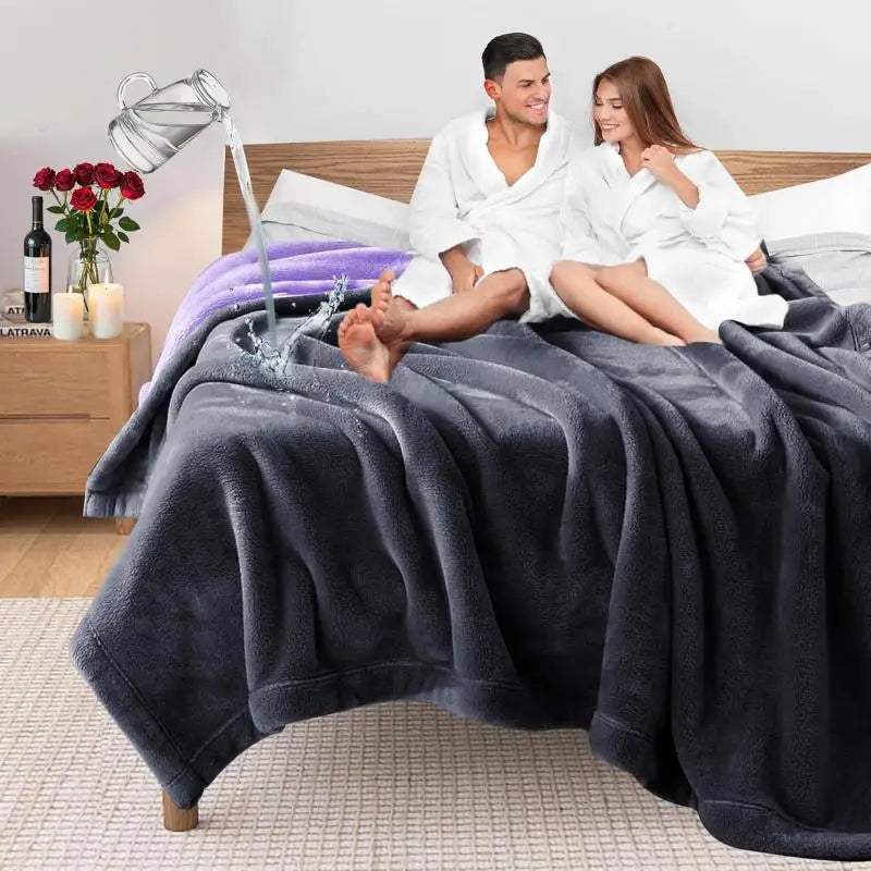 Waterproof Reversible Blanket – Leakproof Bed & Sofa Protector for Adults, Kids & Pets