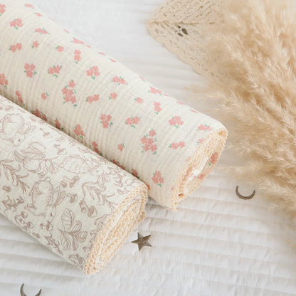 Summer Baby Muslin Blanket – Soft Newborn Swaddle Wrap Receiving Blanket for Infant Crib & Sleeping