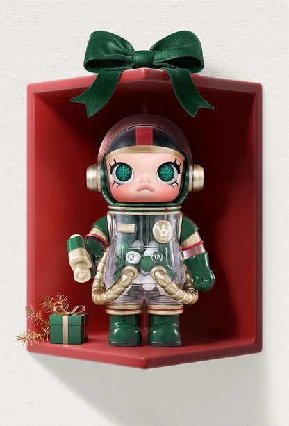 POP MART MEGA Space Molly 100% – Série 4e anniversaire – Boîte Mystère Figurines de Collection
