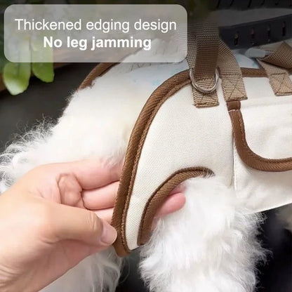 Hands-Free Pet Carrier Sling Backpack Adjustable Air Mesh Travel Bag for Dogs & Cats with Lift Harness