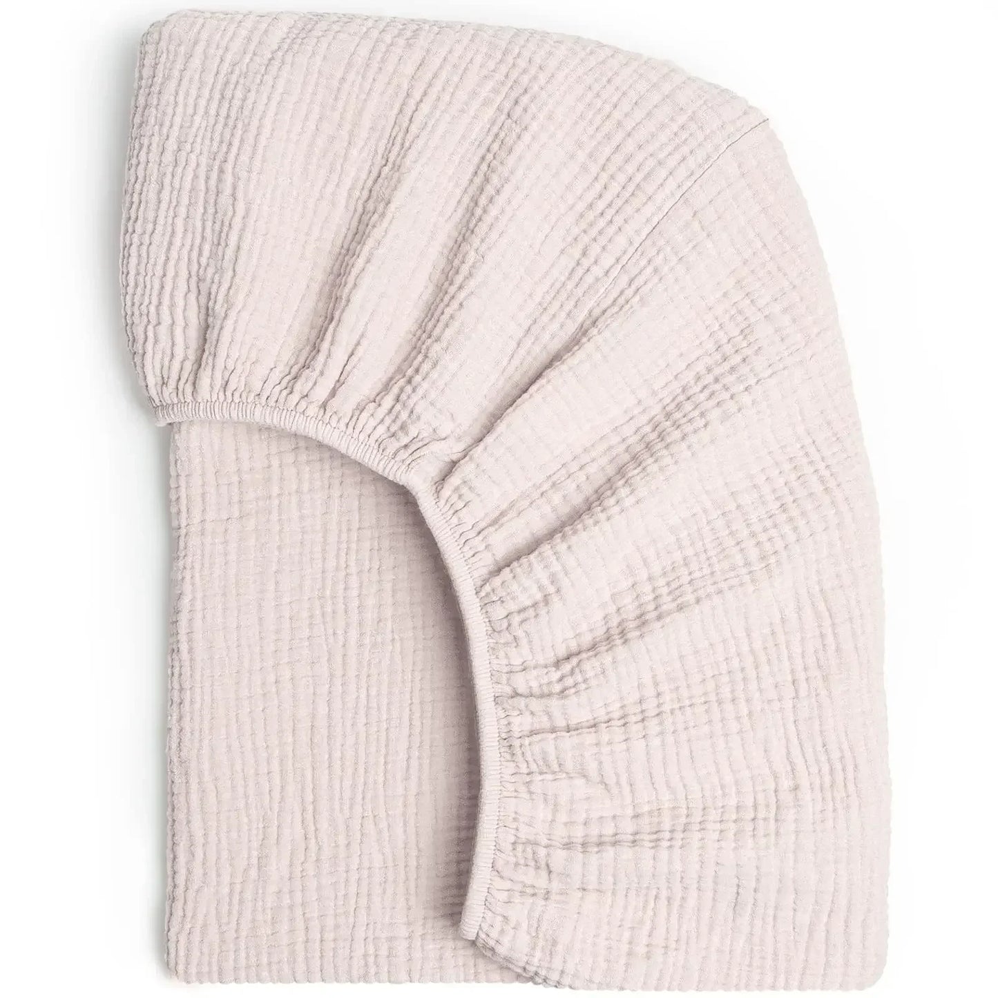 Sábana de cuna de algodón muselina suave y transpirable para bebé – Sábana ajustable universal para cunas de recién nacidos, moisés y camas infantiles