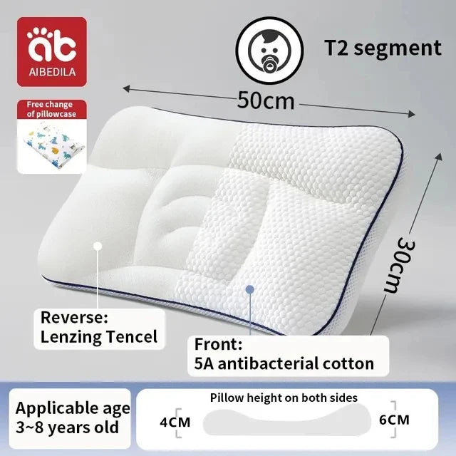 AIBEDILA Almohada ortopédica para cuello de bebé – Suave almohada de viaje para la cabeza del recién nacido para bebés, guardería y ropa de cama