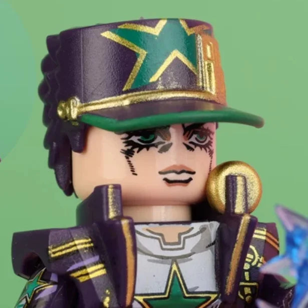 JoJo's Bizarre Adventure Building Blocks – JJBA Mini Action Figure Toy Set, DIY Construction Blocks & Collectible Display Figures