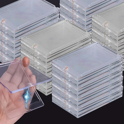 Ensemble de supports pour cartes à collectionner Pokémon – Présentoir magnétique triangulaire en acrylique avec protection étanche pour cartes de collection