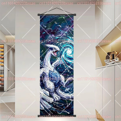 Póster HD de desplazamiento de pared de anime de Pokémon – Dragonite, Gengar, Pikachu, Charizard y legendarios