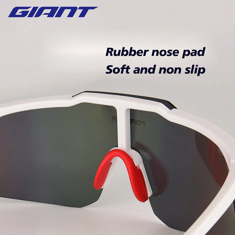 Cycling Sports Sunglasses – Giant UV400 Protective Glasses with Anti-Fog Lenses & Protective Case for Men & Women